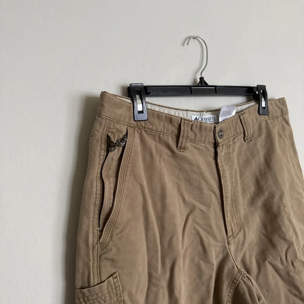 Columbia Mens 34 Khaki Shorts Chino 9